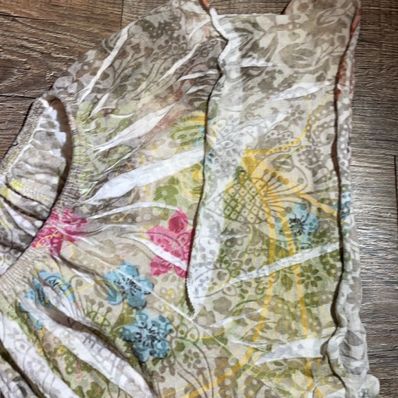 Suki Jones Flutter sleeve Boho top - Picture 3 of 4